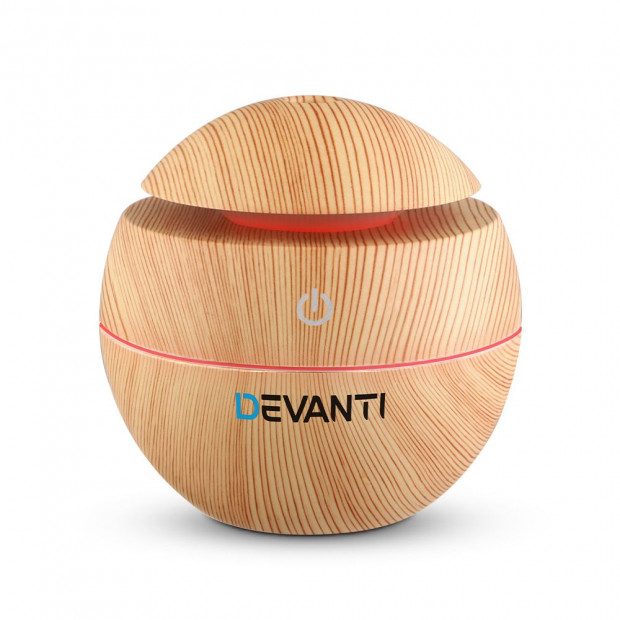 Aromatherapy Diffuser Aroma Essential Oils Air Humidifier LED Light