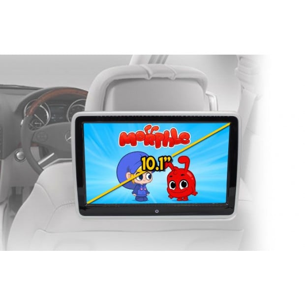 10.1In Tft Active Headrest Car Dvd Player Touch Screen Slim Full Hd Image 2