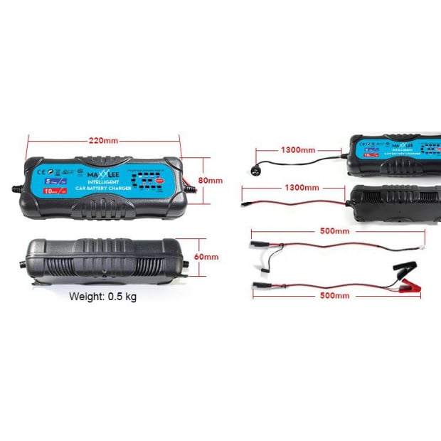 Maxxlee 2x Smart Battery Charger Automatic 9 Stages Image 5