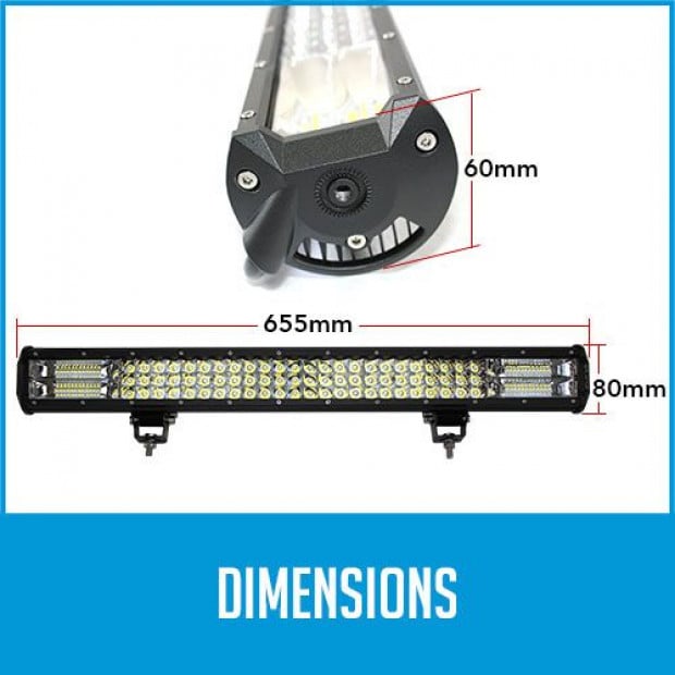 26In Led Light Bar Philips Bundle 2x 18w 4In Cree Driving Worklight Image 5
