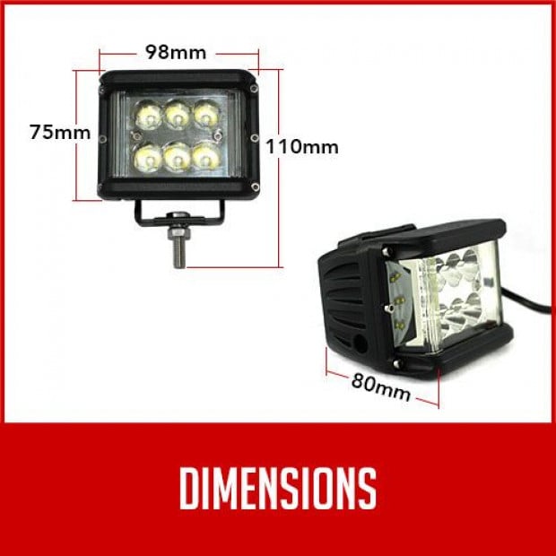 Elinz 8x 60w Led Driving Worklight Flood Spot Beam Cree 12v 24v Image 5