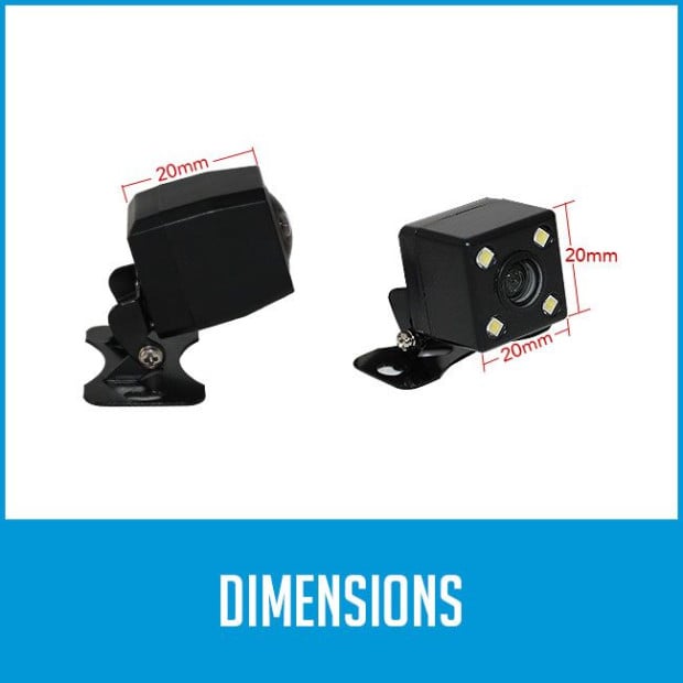 CMOS Car Reversing Camera Rearview 600TVL IR Night Vision 170 12V Image 7