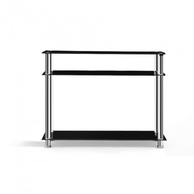 Entry Hall Console Table - Black & Silver Image 3