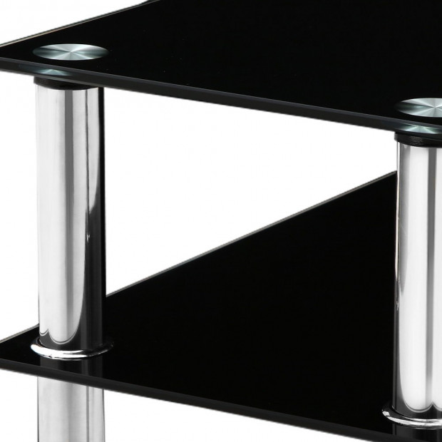 Entry Hall Console Table - Black & Silver Image 5