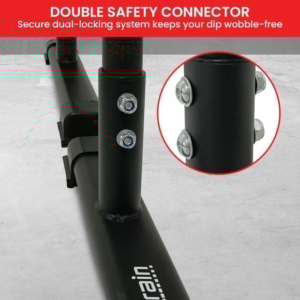 Powertrain Dip Bars Pair Load Capacity 200kg Separated Type Push-up Bars Image 5