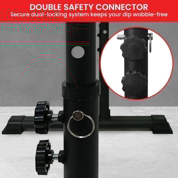Powertrain Height-Adjustable Dip Bars Pair Load Capacity 200kg Separated Type Image 6