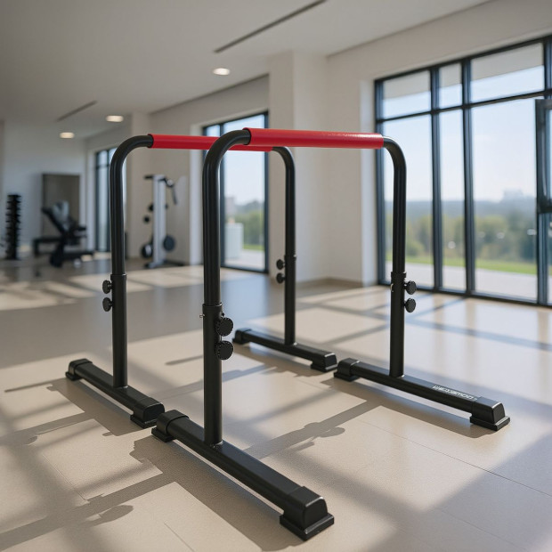 Powertrain Height-Adjustable Dip Bars Pair Load Capacity 200kg Separated Type Image 7