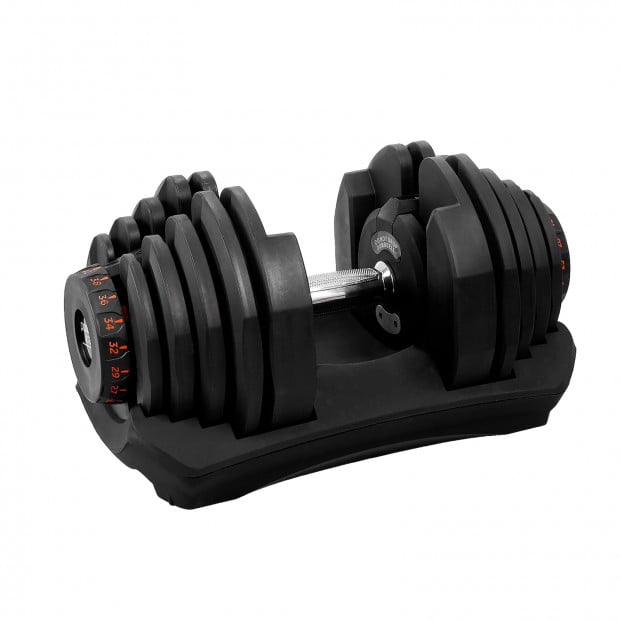 Powertrain 40kg Adjustable Dumbbell Home Gym Weights Image 4