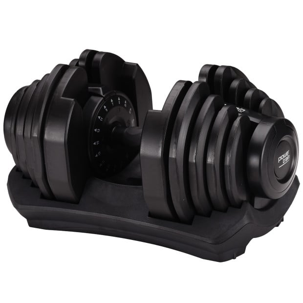 Powertrain 40kg Gen3 Adjustable Dumbbell Home Gym Weights Image 2