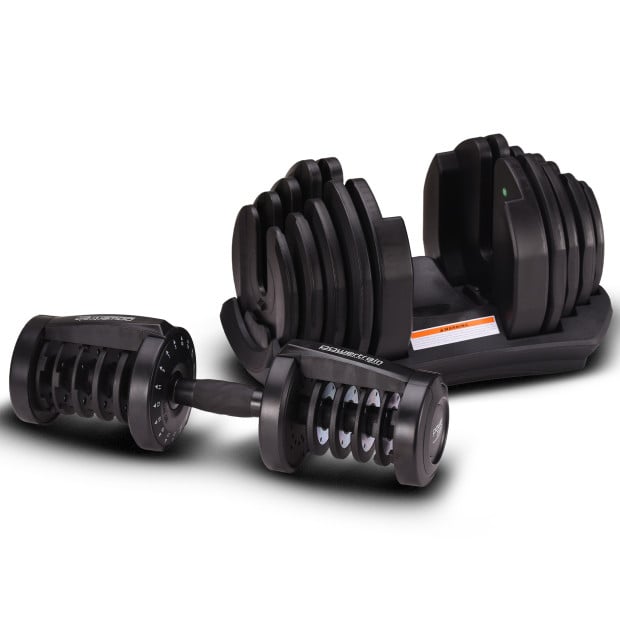 Powertrain 40kg Gen3 Adjustable Dumbbell Home Gym Weights Image 9