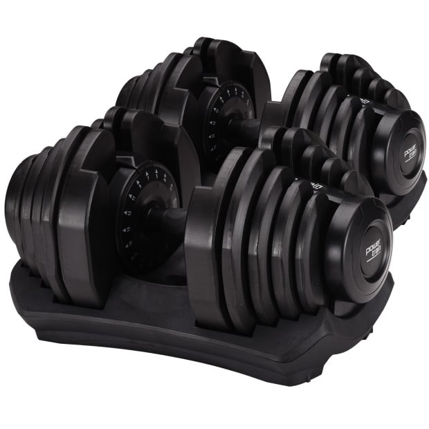 Powertrain 80kg Gen3 Adjustable Dumbbell Home Gym Weights Image 8