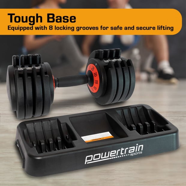 Powertrain GEN2 Pro 25kg Adjustable Dumbbell Weights Image 10
