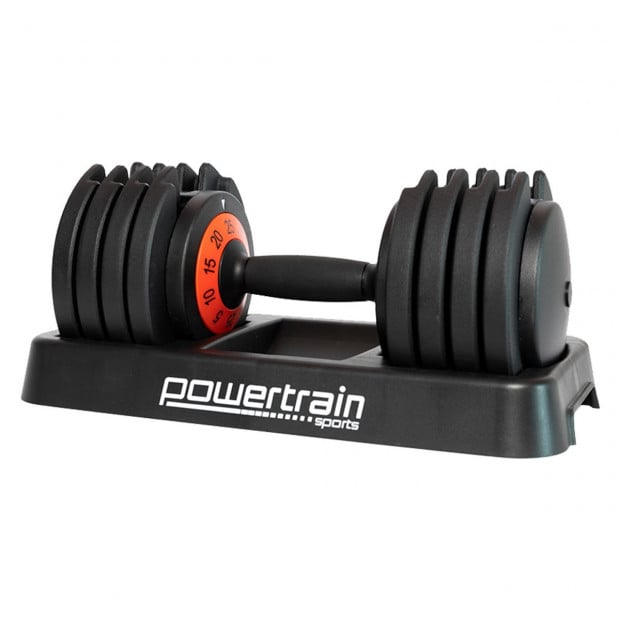 Powertrain GEN2 Pro 25kg Adjustable Dumbbell Weights Image 2