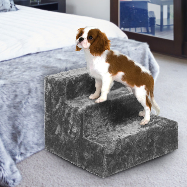 31cm Doggy Steps Stairs Ladder - Grey