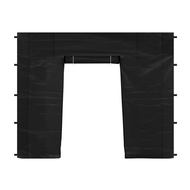 Wallaroo 3x3 Gazebo Black Pop-Up Replacement Door Wall Marquee Image 3