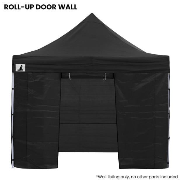 Wallaroo 3x3 Gazebo Black Pop-Up Replacement Door Wall Marquee Image 4