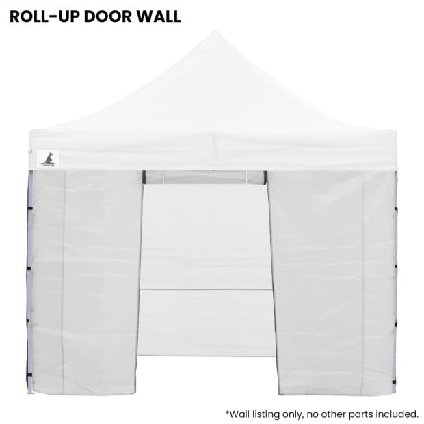 Wallaroo 3x3 Gazebo White Pop-Up Replacement Door Wall Marquee Image 2