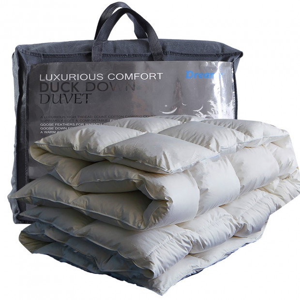 700gsm Goose Down Feather Duvet Quilt All Season King Single Size Image 6