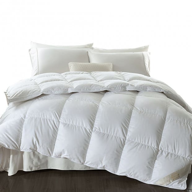 DreamZ 700GSM All Season Goose Down Feather Filling Duvet Queen Size