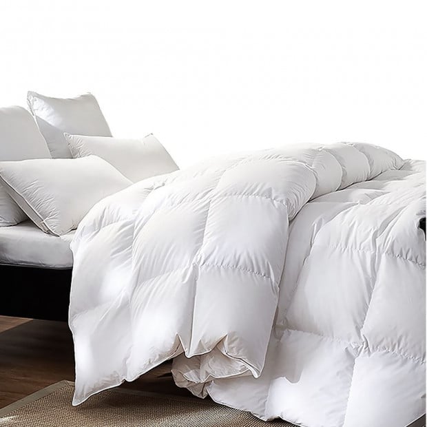 DreamZ 700GSM All Season Goose Down Feather Filling Duvet Queen Size Image 2