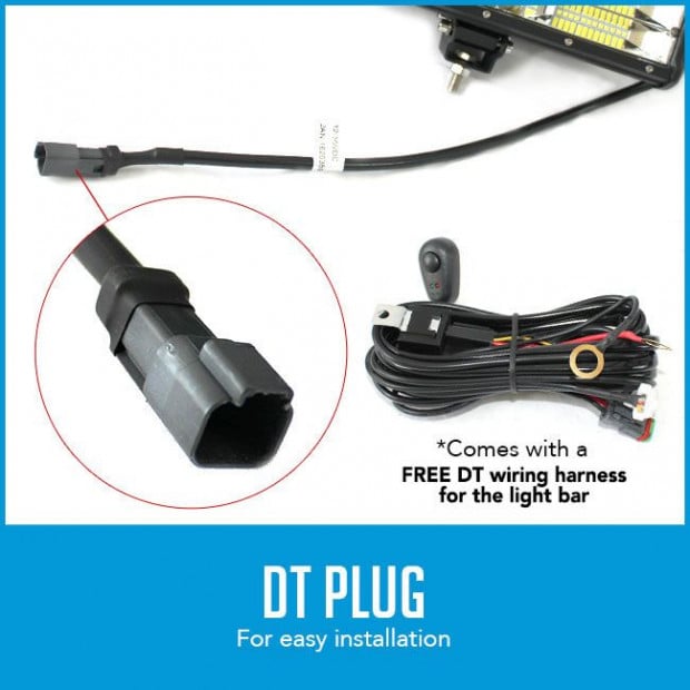 23In Led Light Bar Philips 4 Rows Bundle 2x 60w Driving Worklight Image 5