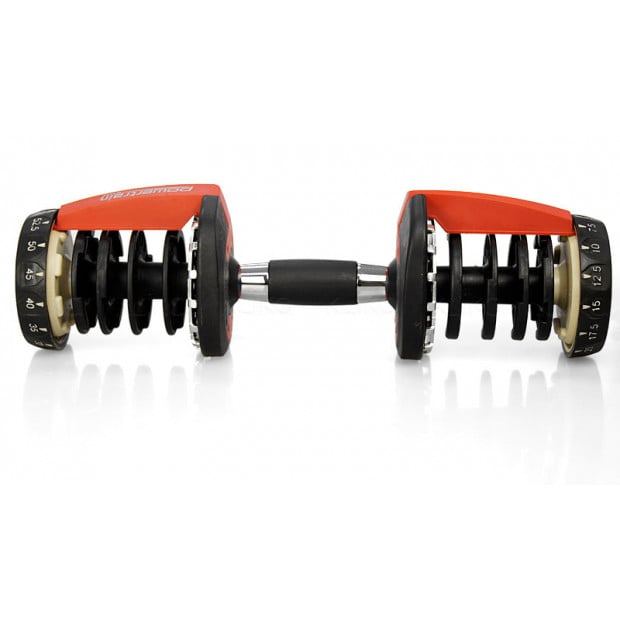 2x 24kg Powertrain Home Gym Adjustable Dumbbells with Stand Image 7