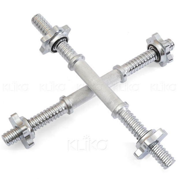 Pair Standard 49cm Dumbbell Weight Bars