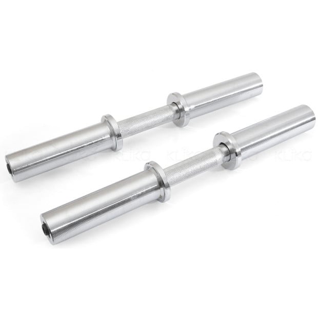 Pair Olympic 50mm Dumbbell Weight Bars  Image 3