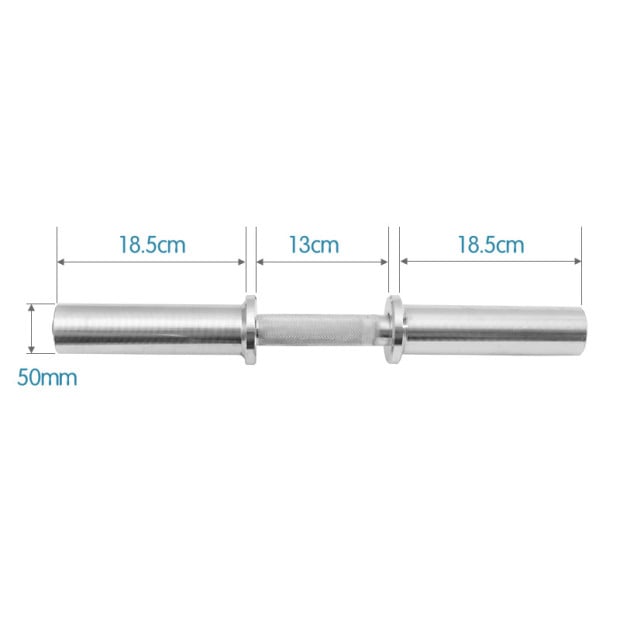 Pair Olympic 50mm Dumbbell Weight Bars Image 2