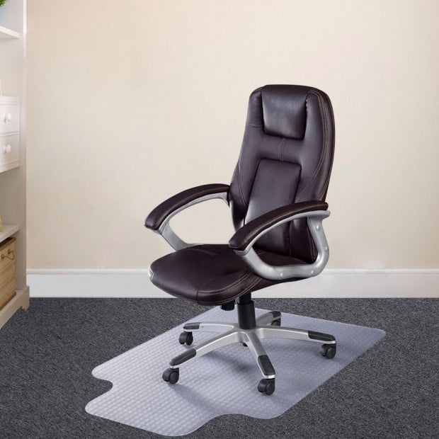 New Office Carpet Chair Mat 1200 X 900mm Vinyl Protector Image 2