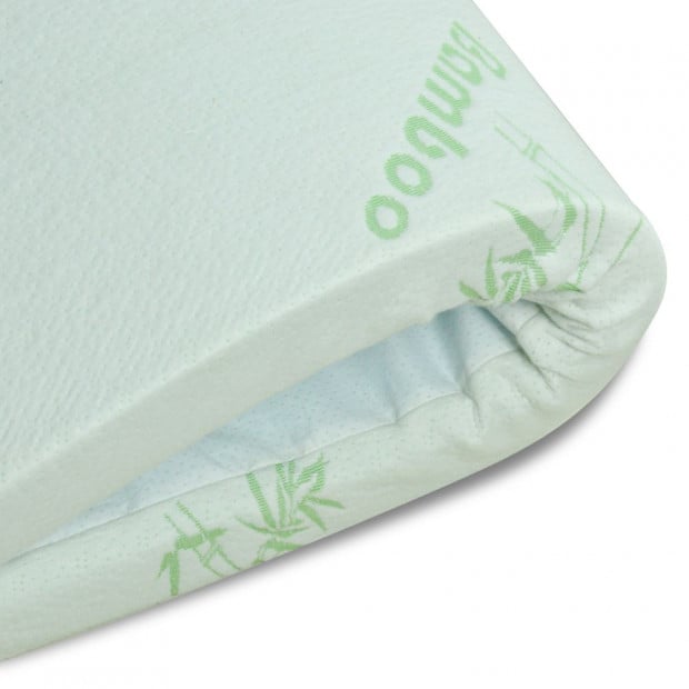 DreamZ 5cm Thickness Foam Mattress Topper Bamboo Fabric Queen Image 3