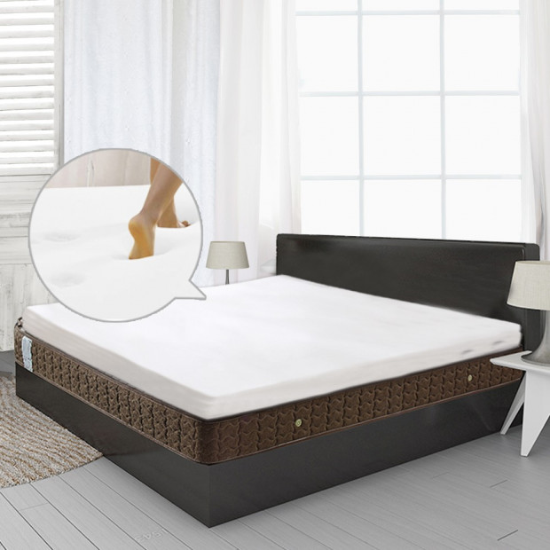 Memory Foam Mattress Topper 8cm Cover Protector Queen