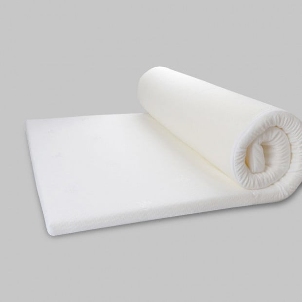 Memory Foam Mattress Topper 8cm Cover Protector Queen Image 4