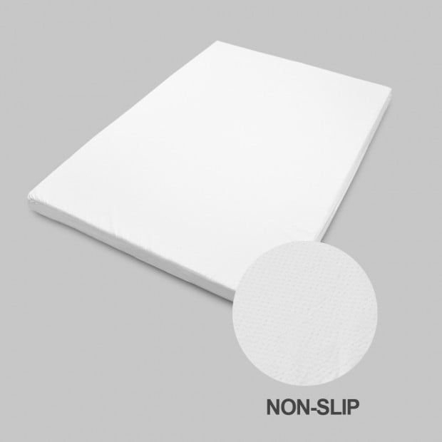 Memory Foam Mattress Topper 8cm Cover Protector Queen Image 2