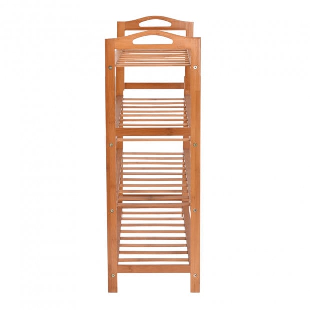 4 Tier Wooden Shoe Rack Image 5