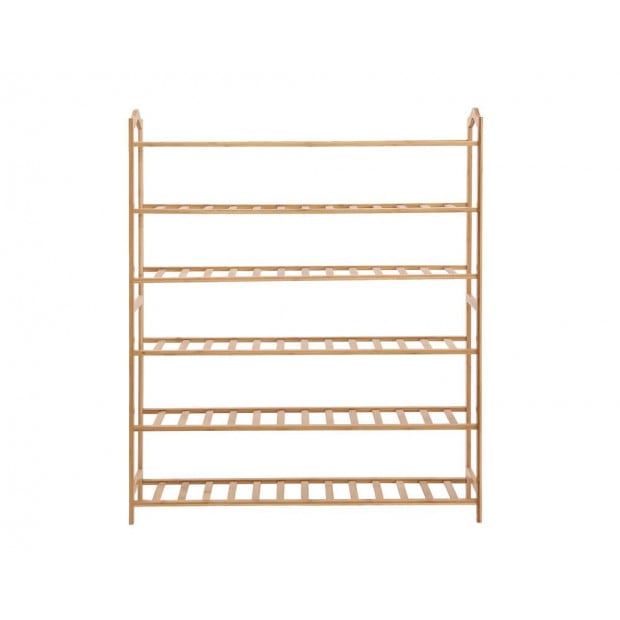 Bamboo Shoe Rack Storage Wooden Shelf Stand 6 Tiers Layers 90cm