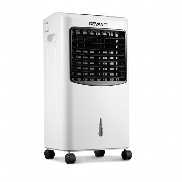 Portable Air Cooler and Humidifier Conditioner - Black & White