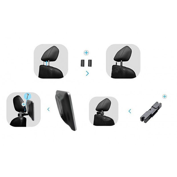 10.1In Tft Active Headrest Car Dvd Player Touch Screen Slim Full Hd Image 5