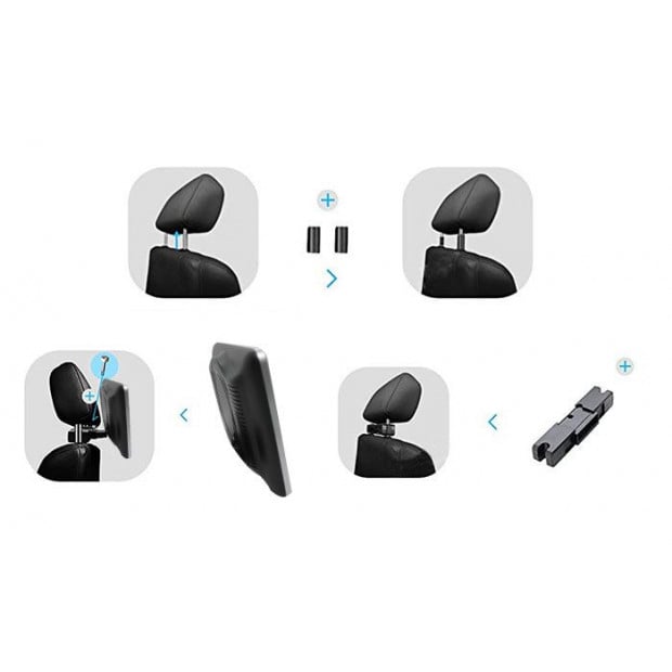 2x 10.1In Tft Touch Screen Active Headrest Car Dvd Player Full Hd Image 5