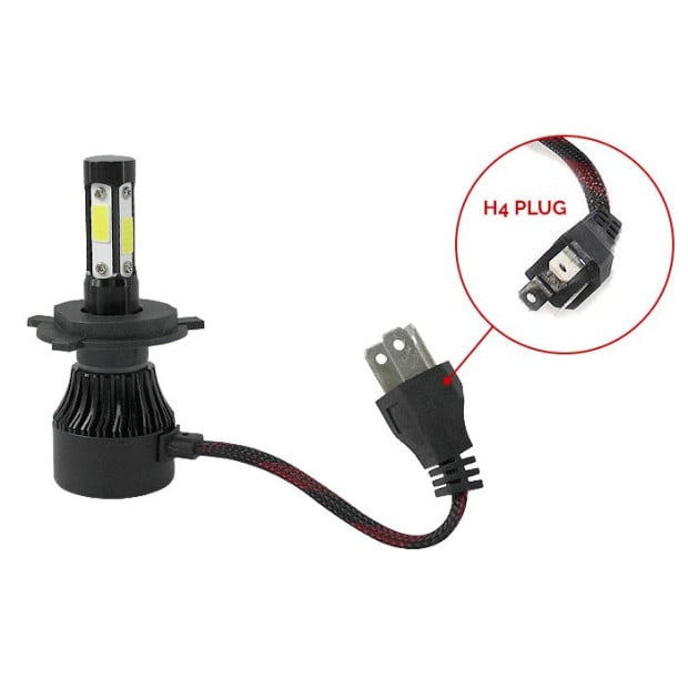 H4 160W Car Led Headlight Kit Without Canbus Image 3
