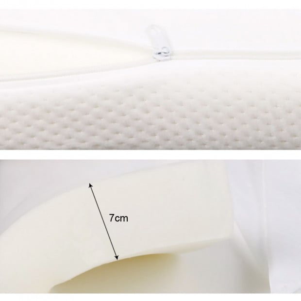 High Density Memory Foam Mattress Topper With Polyester Cover Queen Image 5