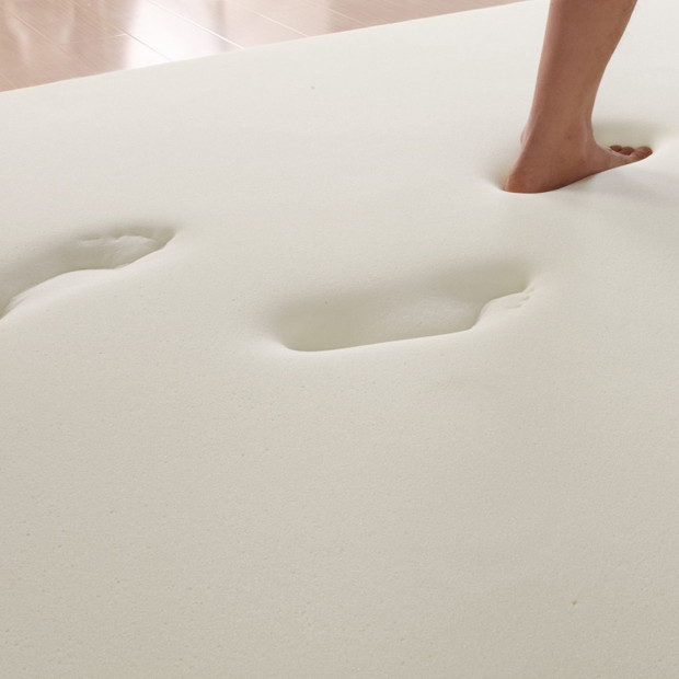 High Density Memory Foam Mattress Topper With Polyester Cover Queen Image 3