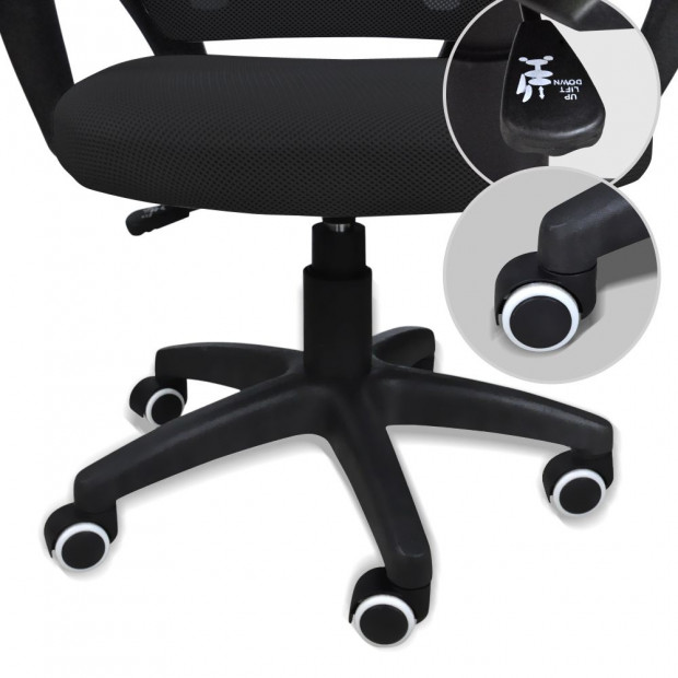 Design Ergonomic Mesh Computer Office Desk Mid-back Task Chair Image 6
