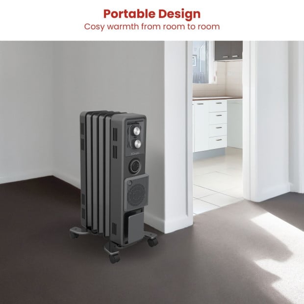 Dimplex Oil Free 1.5kW Column Heater w/ Turbo Fan and Timer in Black Image 5