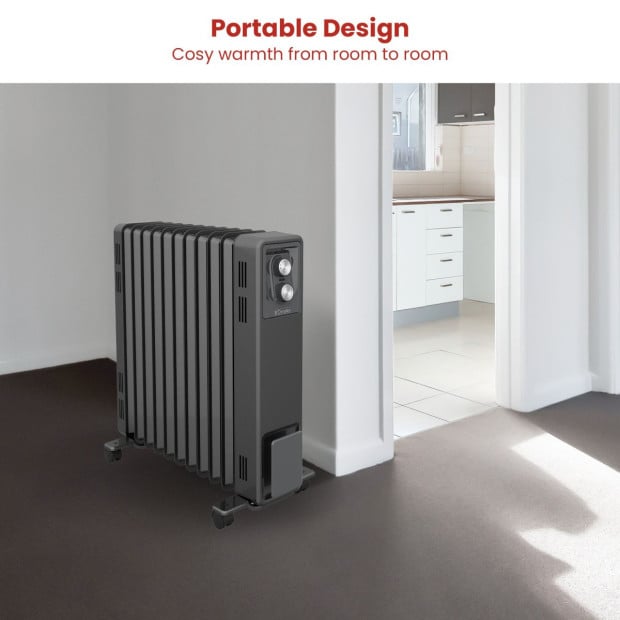 Dimplex Oil Free 2.4kW Column Heater w/ Thermostat in Black Image 5
