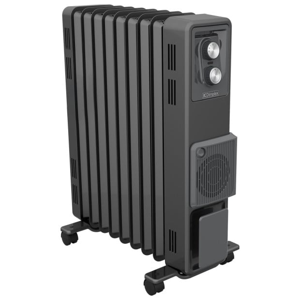 Dimplex Oil Free 2.4kW Column Heater w/ Thermostat and Turbo Fan in Black Image 2