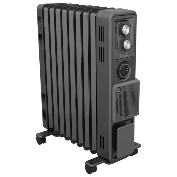 Dimplex Oil Free 2.4kW Column Heater w/ Turbo Fan and Timer in Black Image 2