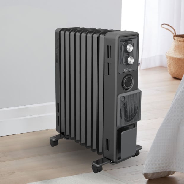 Dimplex Oil Free 2.4kW Column Heater w/ Turbo Fan and Timer in Black Image 8