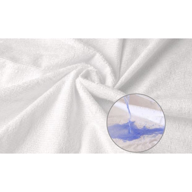 DreamZ Waterproof Mattress Protector with Bamboo Fibre Cover Queen Image 6
