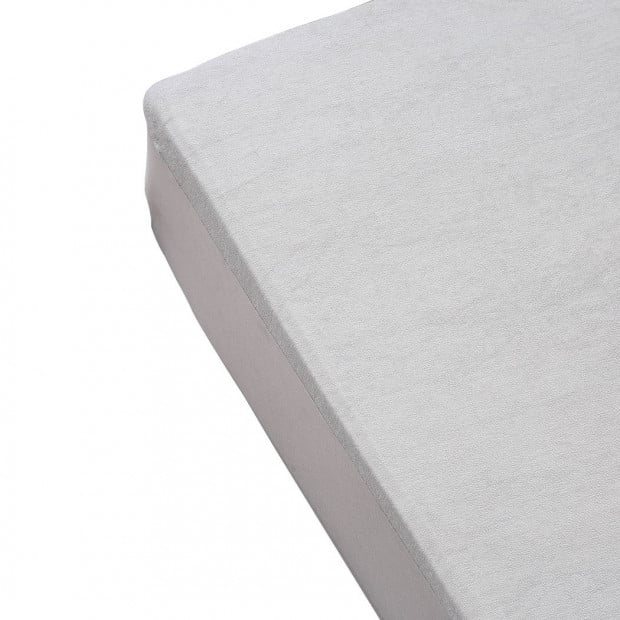 DreamZ Double 137x188x35cm 100% Cotton Waterproof Mattress Protector Image 2